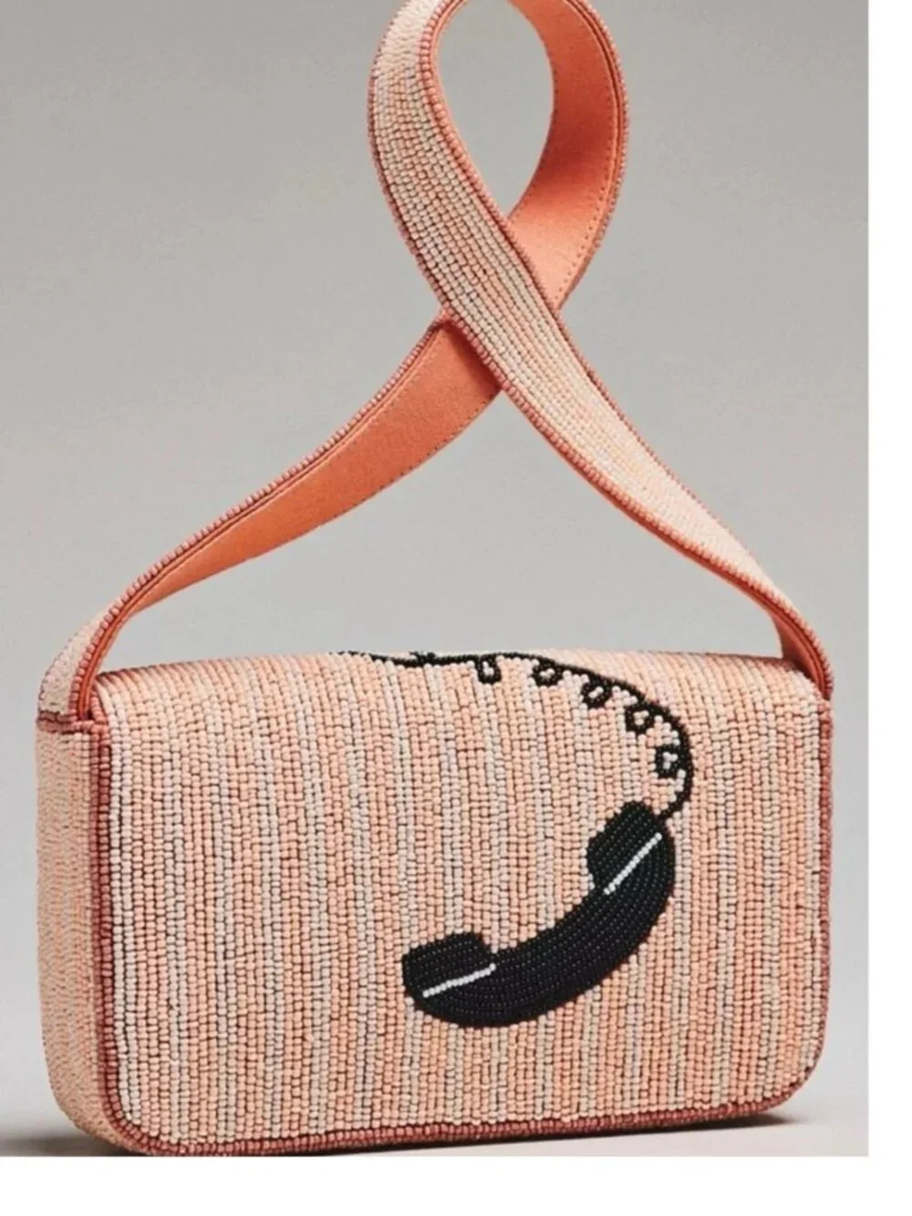 Anthropologie The Fiona Beaded Bag call me phone purse new with tag one size - Picture 3 of 5